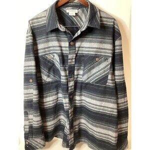 Rugged Earth Outdoor Men’s Button Down‎ Long Sleeve Flannel Shirt Size XXL